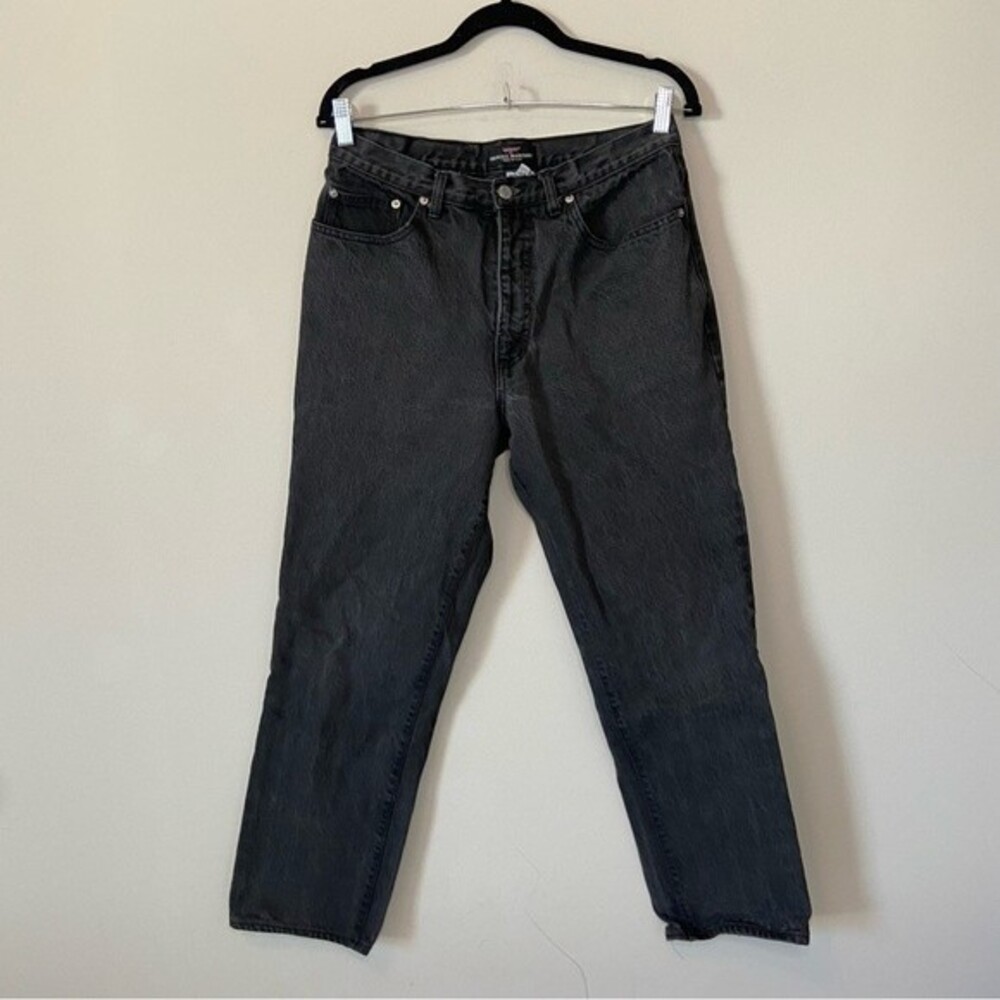 Guess Georges Marciano Black Denim Acid Jeans Size 33 VTG 80s Made in USA